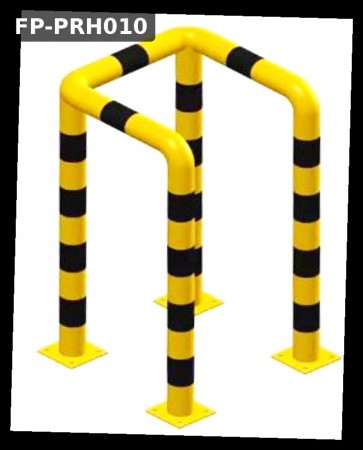 Hjørnebeskytter FP-PRH010 1000×400×400 – kraftig utførelse – gul/svart