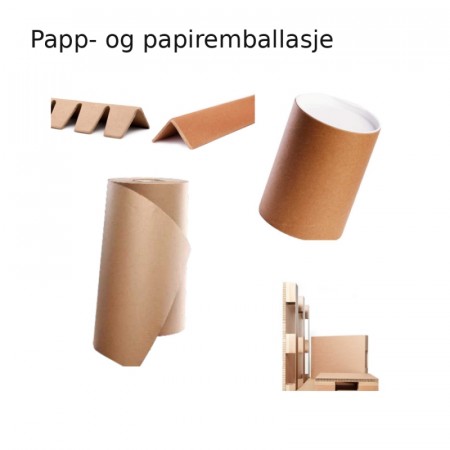 Papp- og papiremballasje