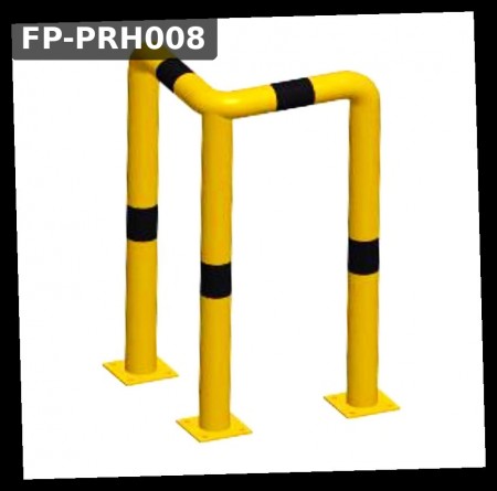 Hjørnebeskytter FP-PRH008 1000×400×400 – gul/svart påkjørselsvern