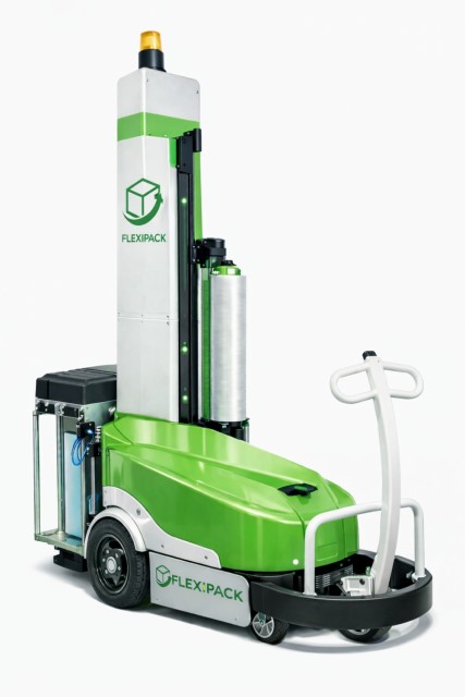 Robot strekkfilmmaskiner – mobile palleviklere for pall | Flexipack