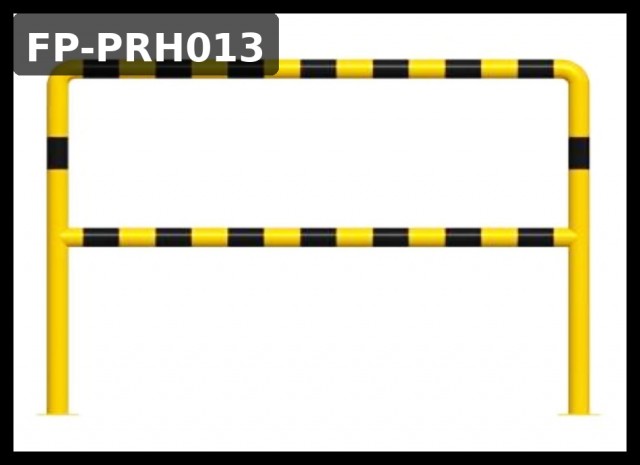 Robust barriere som beskytter maskiner, reoler og arbeidsområder mot påkjørsel.