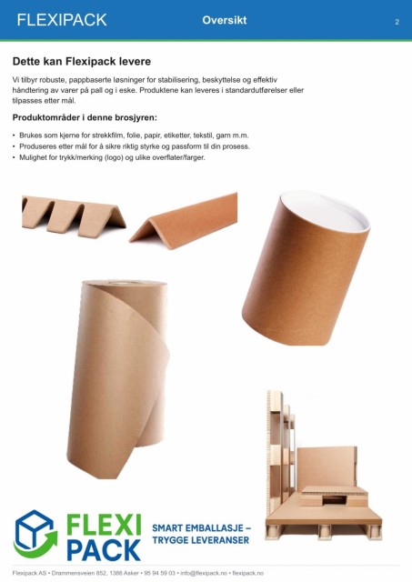 Papir- og pappplater (mellomlegg) for palletering, separasjon og beskyttelse av varer