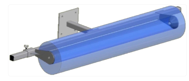 Flexipack veggmontert topparksdispenser for toppfilm 1300–1600 mm