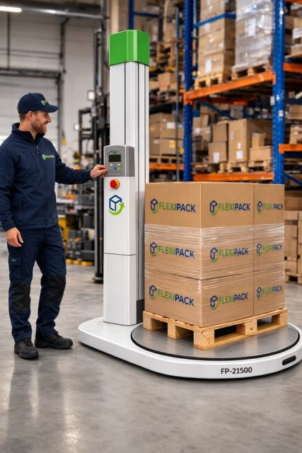 Strekkfilmmaskin med enkel betjening for Norske kunder